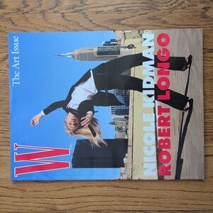 W Magazine The Art Issue Nicole Kidman Robert Longo Volume Six 2024